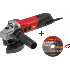 Одноручная углошлифмашина WORTEX AG 1213-4 в кор. 1200 Вт, 125 мм, 5200-11000 об/мин
(рег. об., пылезащита, шариковые подшипники, 5 отрезных кругов в ПОДАРОК!) Одноручная углошлифмашина WORTEX AG 1213-4 в кор. 1200 Вт, 125 мм, 5200-11000 об/мин
(рег. об., пылезащита, шариковые подшипники, 5 отрезных кругов в ПОДАРОК!)