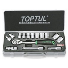 Набор головок 1/2" 8-24мм 15предм. 6гр. метал.кейс TOPTUL (GCAD1502) Набор головок 1/2" 8-24мм 15предм. 6гр. метал.кейс TOPTUL (GCAD1502)