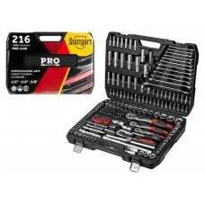 Набор головок и ключей 216пр. 1/4",3/8",1/2" PRO STARTUL STUTTGART (PRO-216S)
(6 граней) Набор головок и ключей 216пр. 1/4",3/8",1/2" PRO STARTUL STUTTGART (PRO-216S)
(6 граней)