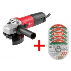 Одноручная углошлифмашина WORTEX AG 1210-1 в кор.+ АКЦИЯ!
(5 отр. кругов ВОЛАТ 125х1.2x22.2 мм для мет. в подарок!) Одноручная углошлифмашина WORTEX AG 1210-1 в кор.+ АКЦИЯ!
(5 отр. кругов ВОЛАТ 125х1.2x22.2 мм для мет. в подарок!)