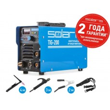 Инверторный аппарат аргонодуговой сварки SOLARIS TIG-200 + AK (TIG-MMA)
(DC TIG; HF; MMA; 200 A; 230 В) Инверторный аппарат аргонодуговой сварки SOLARIS TIG-200 + AK (TIG-MMA)
(DC TIG; HF; MMA; 200 A; 230 В)