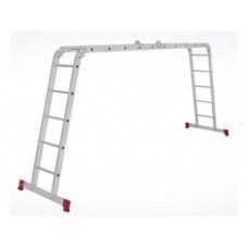 Лестница алюм. многофункц. трансформер 4х5 ступ., 14,6кг NV2320 Новая высота
(Без настила. Максимальная нагрузка - 150 кг) Лестница алюм. многофункц. трансформер 4х5 ступ., 14,6кг NV2320 Новая высота
(Без настила. Максимальная нагрузка - 150 кг)