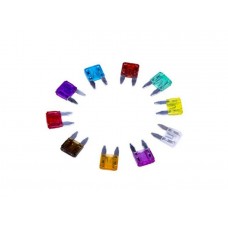 Набор автомобильных предохранителей "мини" (в пластик. коробке 100шт.) REXANT Набор автомобильных предохранителей "мини" (в пластик. коробке 100шт.) REXANT