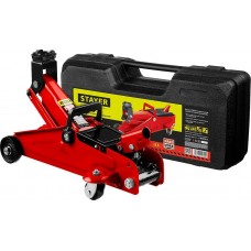 STAYER 2т, 125-320 мм, домкрат подкатной гидравлический в кейсе RED FORCE 43152-2-K STAYER 2т, 125-320 мм, домкрат подкатной гидравлический в кейсе RED FORCE 43152-2-K