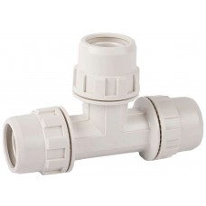 ЗУБР ШиреФит 20 мм, "штуцер с гайкой - штуцер с гайкой - штуцер с гайкой", тройник соединительный 51505-20 ЗУБР ШиреФит 20 мм, "штуцер с гайкой - штуцер с гайкой - штуцер с гайкой", тройник соединительный 51505-20