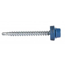 ЗУБР 50 х 4.8 мм, 250 шт., RAL 5009 небесно-голубой, СКД саморезы кровельные для деревянной обрешетки 4-300315-48-050-5009 Профессионал ЗУБР 50 х 4.8 мм, 250 шт., RAL 5009 небесно-голубой, СКД саморезы кровельные для деревянной обрешетки 4-300315-48-050-5009 Профессионал