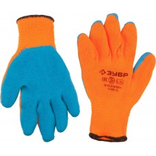 ЗУБР L-XL, 10 класс, с рельефным латексным покрытием, сигнальный цвет, перчатки утепленные акриловые УРАЛ 11465-XL Профессионал ЗУБР L-XL, 10 класс, с рельефным латексным покрытием, сигнальный цвет, перчатки утепленные акриловые УРАЛ 11465-XL Профессионал