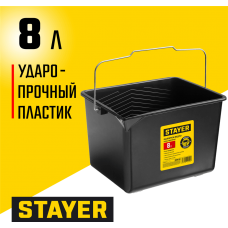 STAYER 8 л, Малярное пластиковое ведро, MASTER (06092-08) STAYER 8 л, Малярное пластиковое ведро, MASTER (06092-08)