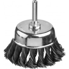 MIRAX 75 мм, проволока 0.5 мм, щетка чашечная со шпилькой 35148-075 MIRAX 75 мм, проволока 0.5 мм, щетка чашечная со шпилькой 35148-075