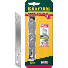 KRAFTOOL 9 мм, 5 шт, Сегментированные лезвия (09601-09-S5_z02) KRAFTOOL 9 мм, 5 шт, Сегментированные лезвия (09601-09-S5_z02)