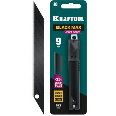 KRAFTOOL 9 мм, 10 шт., лезвия сегментированные BM-9 09602-09-S10 KRAFTOOL 9 мм, 10 шт., лезвия сегментированные BM-9 09602-09-S10