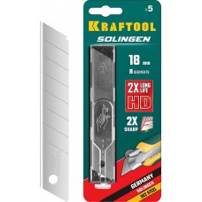 KRAFTOOL 18 мм, 5 шт, лезвия сегментированные SG-18 09605-18-S5_z02 KRAFTOOL 18 мм, 5 шт, лезвия сегментированные SG-18 09605-18-S5_z02