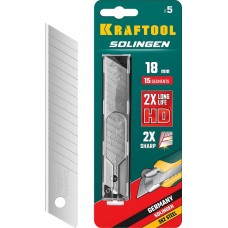 KRAFTOOL 18 мм, 5 шт, лезвия сегментированные SG-18 09606-18-S5_z02 KRAFTOOL 18 мм, 5 шт, лезвия сегментированные SG-18 09606-18-S5_z02