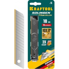 KRAFTOOL 18 мм, 5 шт, лезвия сегментированные TiN SGT-18 09606-TIN-18-S5_z02 KRAFTOOL 18 мм, 5 шт, лезвия сегментированные TiN SGT-18 09606-TIN-18-S5_z02