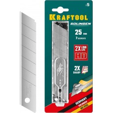 KRAFTOOL 25 мм, 5 шт., лезвия сегментированные 09607-25-S5 KRAFTOOL 25 мм, 5 шт., лезвия сегментированные 09607-25-S5