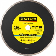 STAYER Ø 230х22.2 мм, алмазный, сплошной, круг отрезной для УШМ CERAMO 3664-230_z01 Professional STAYER Ø 230х22.2 мм, алмазный, сплошной, круг отрезной для УШМ CERAMO 3664-230_z01 Professional
