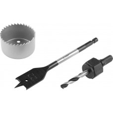 ЗУБР 3 шт: d=48-22 мм, набор для врезки замков 2954-48-H3_z01 ЗУБР 3 шт: d=48-22 мм, набор для врезки замков 2954-48-H3_z01