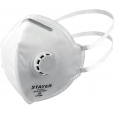 STAYER класс защиты FFP2, с клапаном, плоская, полумаска фильтрующая 11113-2_z01 STAYER класс защиты FFP2, с клапаном, плоская, полумаска фильтрующая 11113-2_z01