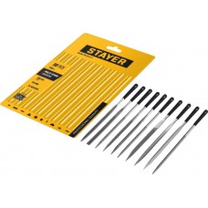 STAYER 140 мм, 10 предм., Набор надфилей (16011-H10_z02) STAYER 140 мм, 10 предм., Набор надфилей (16011-H10_z02)