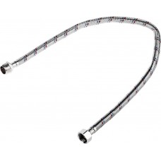 ЗУБР 1/2", 0.6 м, оплетка из нержавеющей стали, подводка гибкая для воды 51005-G/S-060 ЗУБР 1/2", 0.6 м, оплетка из нержавеющей стали, подводка гибкая для воды 51005-G/S-060