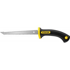 STAYER 150 мм, с двухсторонним лезвием, выкружная мини-ножовка по гипсокартону Cobra Double-8 2-15170_z01 STAYER 150 мм, с двухсторонним лезвием, выкружная мини-ножовка по гипсокартону Cobra Double-8 2-15170_z01