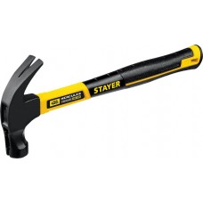 STAYER 450 г, молоток-гвоздодер с фиберглассовой рукояткой Hercules-M 2027-450_z01 Professional STAYER 450 г, молоток-гвоздодер с фиберглассовой рукояткой Hercules-M 2027-450_z01 Professional