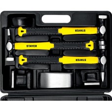 STAYER 7 шт., набор рихтовочных молотков и правок MASTER 20322-H7 STAYER 7 шт., набор рихтовочных молотков и правок MASTER 20322-H7