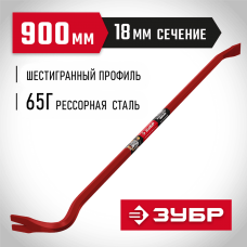 ЗУБР HEX-18, 900 мм, Лом-гвоздодер (2164-90_z03) ЗУБР HEX-18, 900 мм, Лом-гвоздодер (2164-90_z03)
