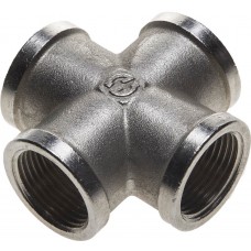 GENERAL FITTINGS 3/4", никелированная латунь, крестовина 51048-3/4 GENERAL FITTINGS 3/4", никелированная латунь, крестовина 51048-3/4