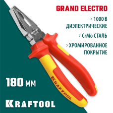 KRAFTOOL 180 мм, Cr-Mo, плоскогубцы хромированные 2202-1-18_z01 KRAFTOOL 180 мм, Cr-Mo, плоскогубцы хромированные 2202-1-18_z01
