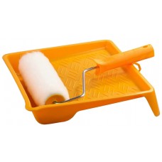 STAYER 180 мм, бюгель 6 мм, валик малярный "ВЕСТАН" в наборе с ванночкой 0540-18 STAYER 180 мм, бюгель 6 мм, валик малярный "ВЕСТАН" в наборе с ванночкой 0540-18