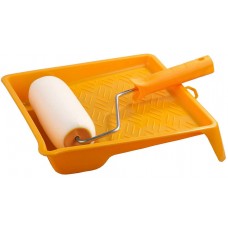 STAYER 240 мм, 44 мм, поролон, валик малярный поролон в наборе с ванночкой 2-05438-24 STAYER 240 мм, 44 мм, поролон, валик малярный поролон в наборе с ванночкой 2-05438-24