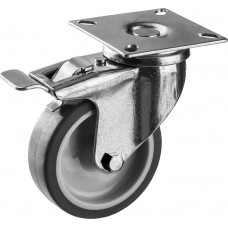 ЗУБР 75 мм, 60 кг, колесо поворотное c тормозом 30946-75-B Профессионал ЗУБР 75 мм, 60 кг, колесо поворотное c тормозом 30946-75-B Профессионал