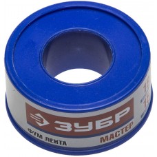 ЗУБР толщина 0,1 мм, плотность 0,25 г/см3, ширина 19 мм, фум лента 12373-19-025 ЗУБР толщина 0,1 мм, плотность 0,25 г/см3, ширина 19 мм, фум лента 12373-19-025