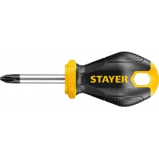 STAYER PH2x38 мм, отвертка "бочка" STUBBY 2510-38-2_z03 STAYER PH2x38 мм, отвертка "бочка" STUBBY 2510-38-2_z03