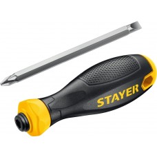STAYER 2 в 1, отвертка с двусторонним стержнем 2512_z02 STAYER 2 в 1, отвертка с двусторонним стержнем 2512_z02
