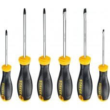 STAYER 6 шт, набор отверток Hercules-X6 2513-H6_z02 STAYER 6 шт, набор отверток Hercules-X6 2513-H6_z02