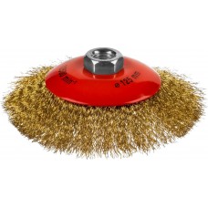 MIRAX 125 мм, витая латунированная стальная проволока, 0.3 мм, щетка коническая (35143-125) MIRAX 125 мм, витая латунированная стальная проволока, 0.3 мм, щетка коническая (35143-125)