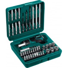 KRAFTOOL 43 шт., отвертка реверсивная 25556-H43 KRAFTOOL 43 шт., отвертка реверсивная 25556-H43