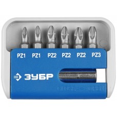 ЗУБР 7 предметов, комплект бит 26042-H7 Мастер ЗУБР 7 предметов, комплект бит 26042-H7 Мастер