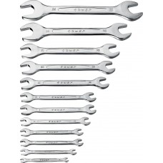 ЗУБР 12 шт, 6 - 32 мм, набор ключей гаечных рожковых 27011-H12_z01 ЗУБР 12 шт, 6 - 32 мм, набор ключей гаечных рожковых 27011-H12_z01