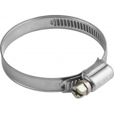 ЗУБР 5 шт., 40-60 мм, накатная лента 9 мм, нерж. сталь, хомуты 3787-40-60 Профессионал ЗУБР 5 шт., 40-60 мм, накатная лента 9 мм, нерж. сталь, хомуты 3787-40-60 Профессионал