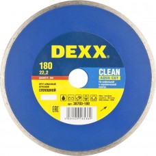 DEXX Ø 180х22.2 мм, алмазный, сплошной, круг отрезной для УШМ CERAMIC 36703-180 DEXX Ø 180х22.2 мм, алмазный, сплошной, круг отрезной для УШМ CERAMIC 36703-180