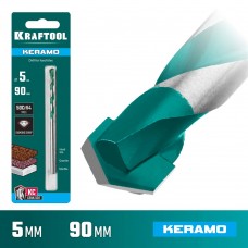 KRAFTOOL 5 х 90 мм, cверло по керамограниту с твердосплавной пластиной KERAMO 29175-090-5 KRAFTOOL 5 х 90 мм, cверло по керамограниту с твердосплавной пластиной KERAMO 29175-090-5