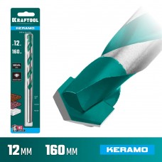 KRAFTOOL 12 х 160 мм, cверло по керамограниту с твердосплавной пластиной KERAMO 29175-160-12 KRAFTOOL 12 х 160 мм, cверло по керамограниту с твердосплавной пластиной KERAMO 29175-160-12
