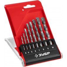 ЗУБР 8 шт: Ø 3-4-5-6-7-8-9-10 мм, набор сверл по бетону 2922-H8_z02 Мастер ЗУБР 8 шт: Ø 3-4-5-6-7-8-9-10 мм, набор сверл по бетону 2922-H8_z02 Мастер