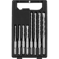 URAGAN 8 шт: 5/6/8/10х110, 6/8/10/12х160 мм, Набор SDS-plus буров (29311-H8) URAGAN 8 шт: 5/6/8/10х110, 6/8/10/12х160 мм, Набор SDS-plus буров (29311-H8)