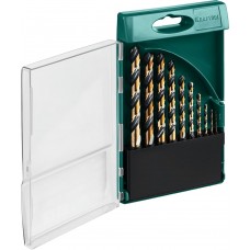 KRAFTOOL 10 шт. (Ø 1-10 мм), класс A, HSS-Co(8%), набор сверл по металлу 29656-H10 KRAFTOOL 10 шт. (Ø 1-10 мм), класс A, HSS-Co(8%), набор сверл по металлу 29656-H10