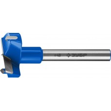 ЗУБР Ø40 х 90 мм, сверло Форстнера композитное с твердосплавными резцами 29945-40_z01 ЗУБР Ø40 х 90 мм, сверло Форстнера композитное с твердосплавными резцами 29945-40_z01