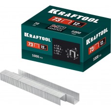 KRAFTOOL 12 мм, тип 73, 5000 шт, скобы для плайера (31773-12) KRAFTOOL 12 мм, тип 73, 5000 шт, скобы для плайера (31773-12)